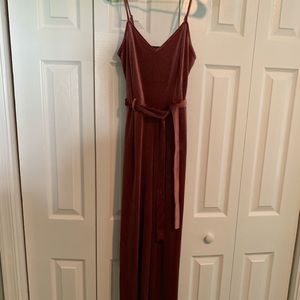 Forever 21 Velvet Jumpsuit